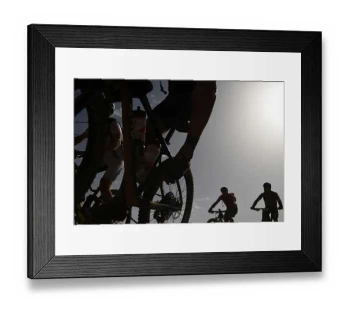 Framed Print : Cycling-Mor-Vtt-Titan-Desert-Stage5