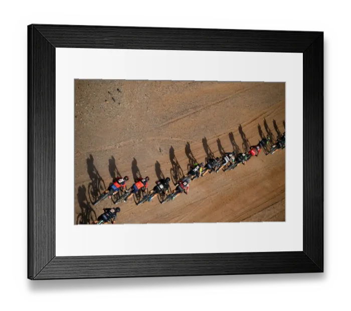 Framed Print : Cycling-Mor-Vtt-Titan-Desert-Stage4