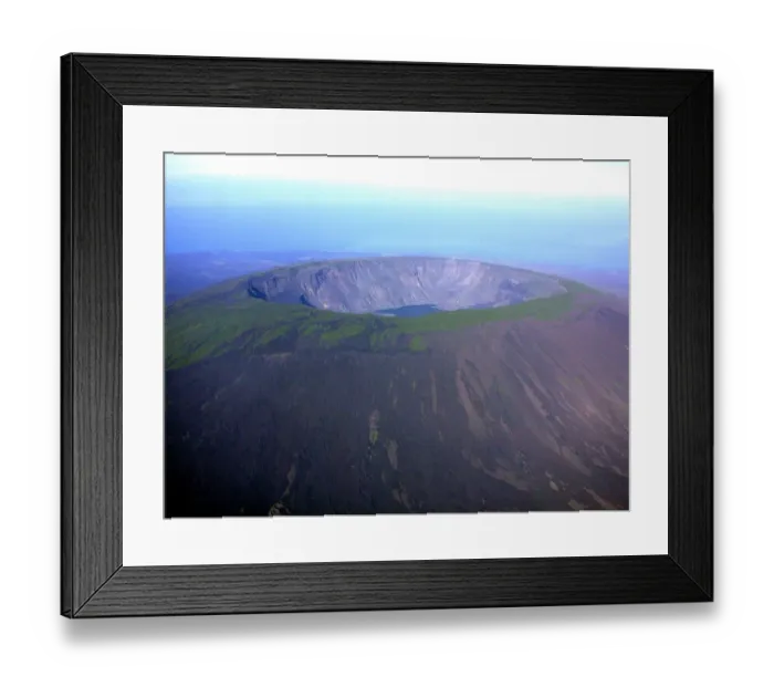 Framed Print : Ecuador-Galapagos-Volcano