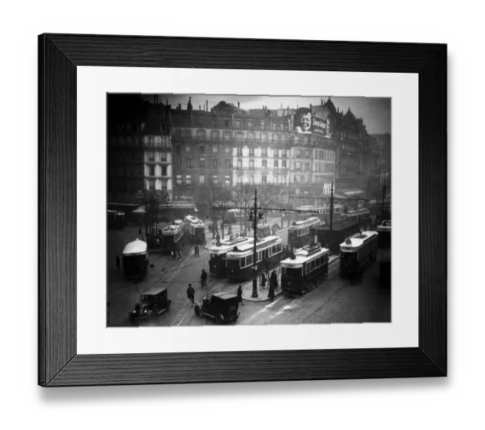 Framed Print : Paris-Feature-Place De Rennes