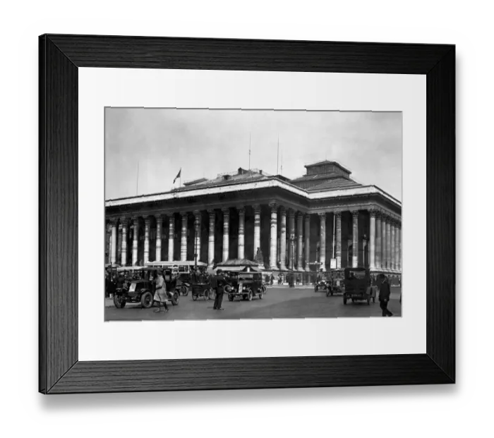 Framed Print : Economy-Stock-Exchange-Illustration
