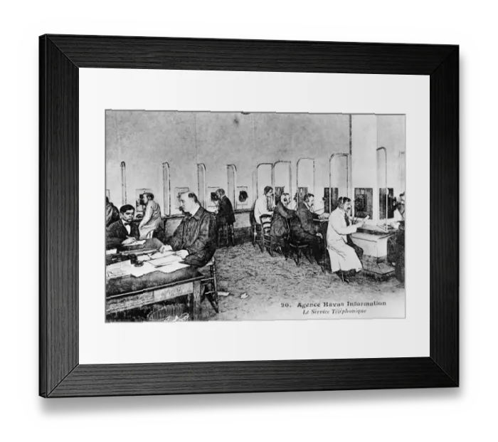 Framed Print : France-Havas-Medias Framed Print : France-Havas-Medias