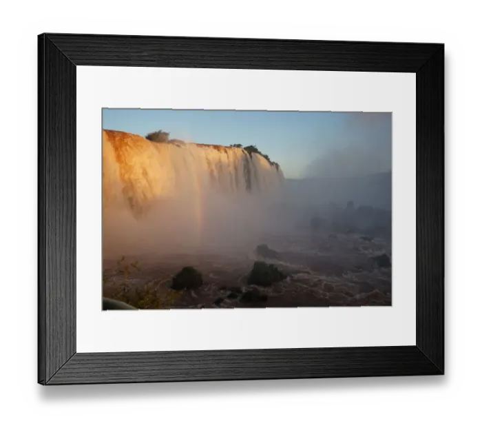 Framed Print : Brazil-Weather-Rain-Iguacu Falls Framed Print : Brazil-Weather-Rain-Iguacu Falls