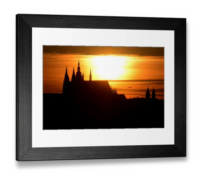 Framed Print : Castle-Prague-Czech-sunset-Tourism- Framed Print : Castle-Prague-Czech-sunset-Tourism-