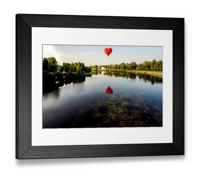 Framed Print : Russia-Hot air Balloon-Festival-heart-river Framed Print : Russia-Hot air Balloon-Festival-heart-river
