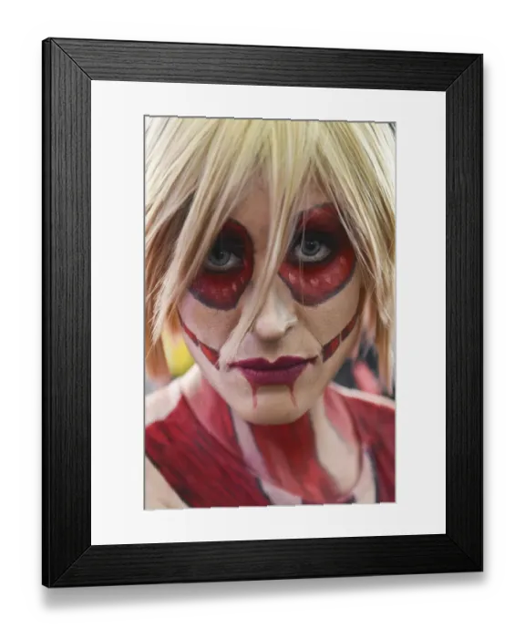 Framed Print : Colombia-Comics-Comic Con-Portrait