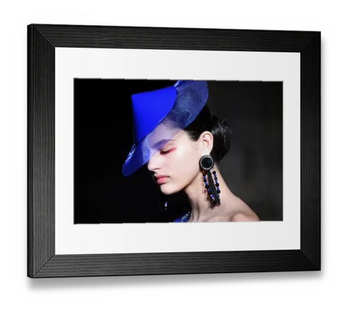 Framed Print : Fashion-France-Portrait-Model Framed Print : Fashion-France-Portrait-Model