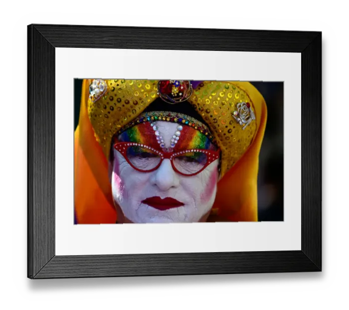 Framed Print : Germany-Christopher-Street-Day-Parade-Lgbt-Portrait