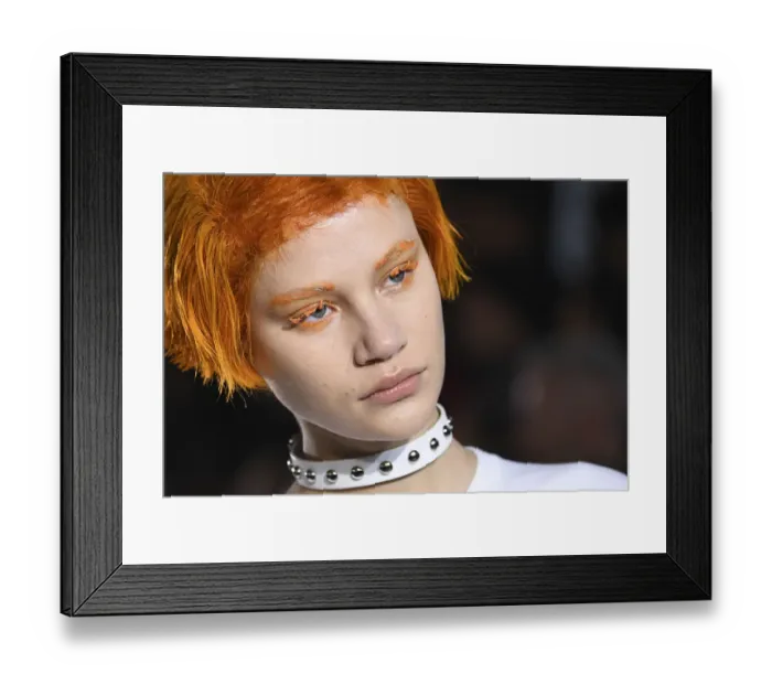 Framed Print : Fashion-France-Model-Portrait Framed Print : Fashion-France-Model-Portrait