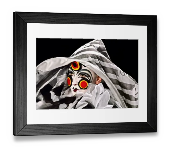 Framed Print : Paris-Fashion-Haute Couture-Model-Face-Portrait Framed Print : Paris-Fashion-Haute Couture-Model-Face-Portrait