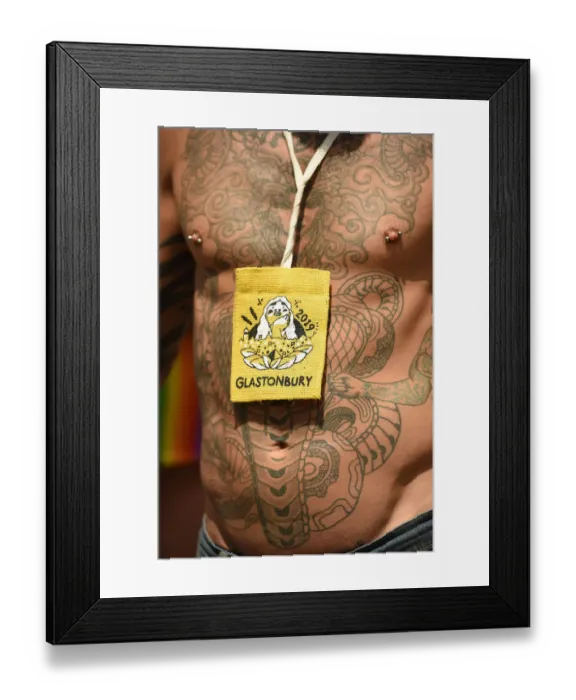Framed Print : Britain-Entertainment-Music-Glastonbury Framed Print : Britain-Entertainment-Music-Glastonbury