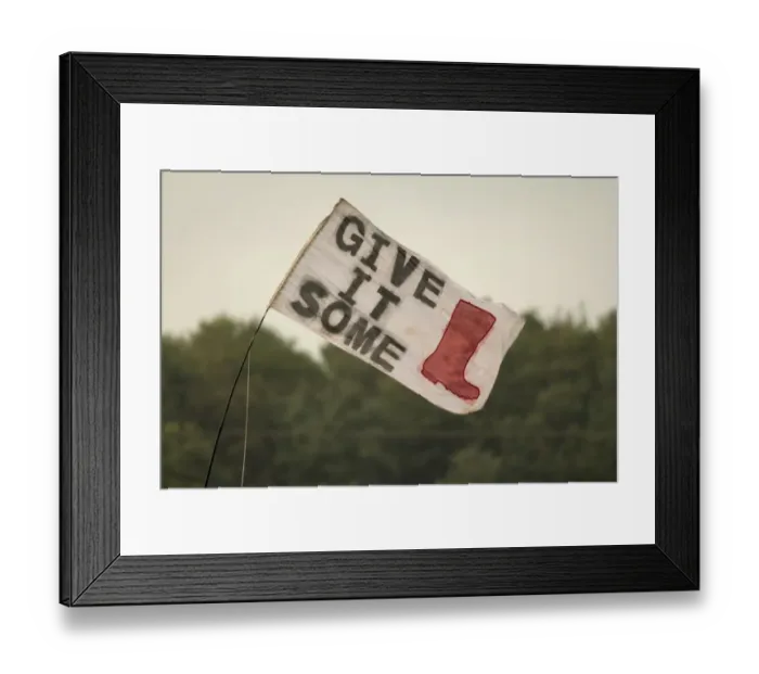 Framed Print : Britain-Entertainment-Music-Glastonbury
