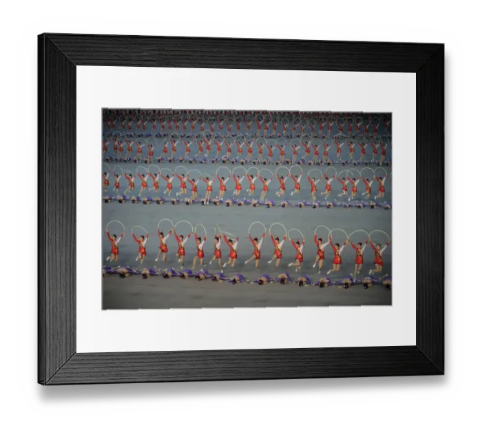 Framed Print : Nkorea-Politics-Propaganda-Diplomacy