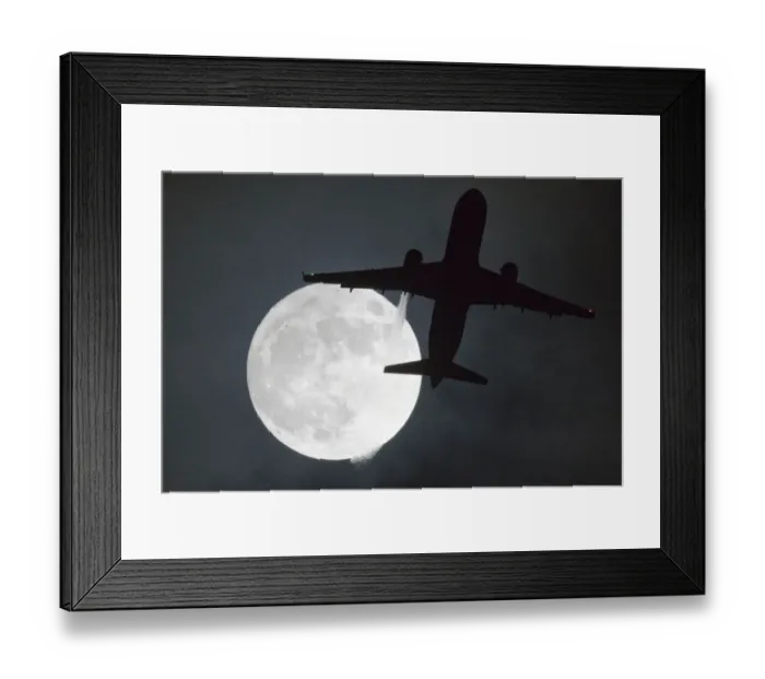 Framed Print : Britain-Supermoon