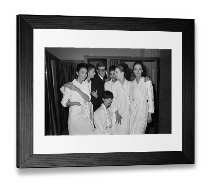 Framed Print : France-Fashion-Saint Laurent Framed Print : France-Fashion-Saint Laurent