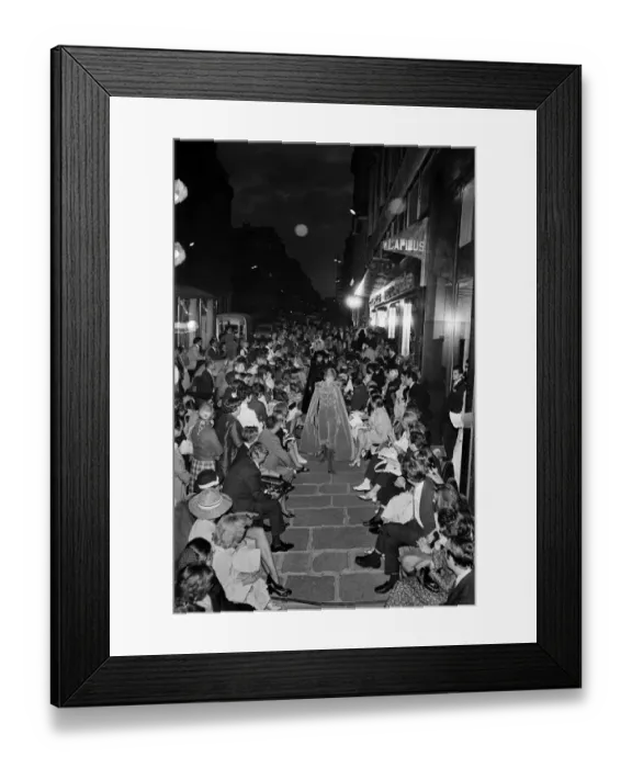 Framed Print : France-Fashion-Ted Lapidus Framed Print : France-Fashion-Ted Lapidus