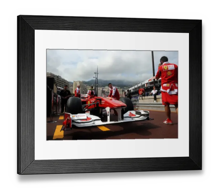 Framed Print : Auto-F1-Prix-Monaco-Feature