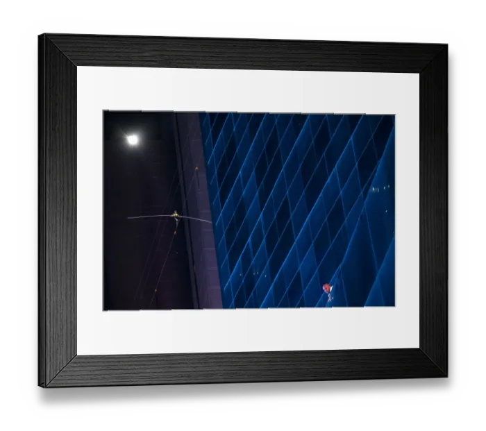 Framed Print : Us-Nyc-Highwire