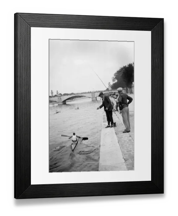 Framed Print : PARIS-SEINE-SUMMER