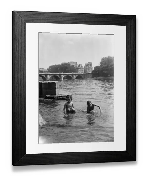 Framed Print : PARIS-SUMMER-ILLUSTRATION