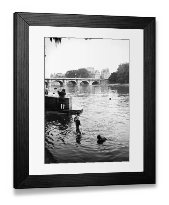 Framed Print : PARIS-SUMMER-ILLUSTRATION