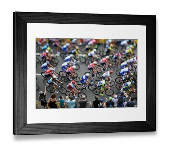 Framed Print : Start, sixth stage of the 105th edition of the Tour de France