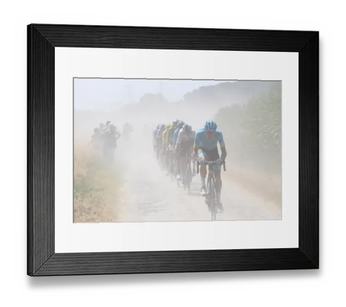 Framed Print : CYCLING-FRA-TDF2018-COBBLESTONES Framed Print : CYCLING-FRA-TDF2018-COBBLESTONES
