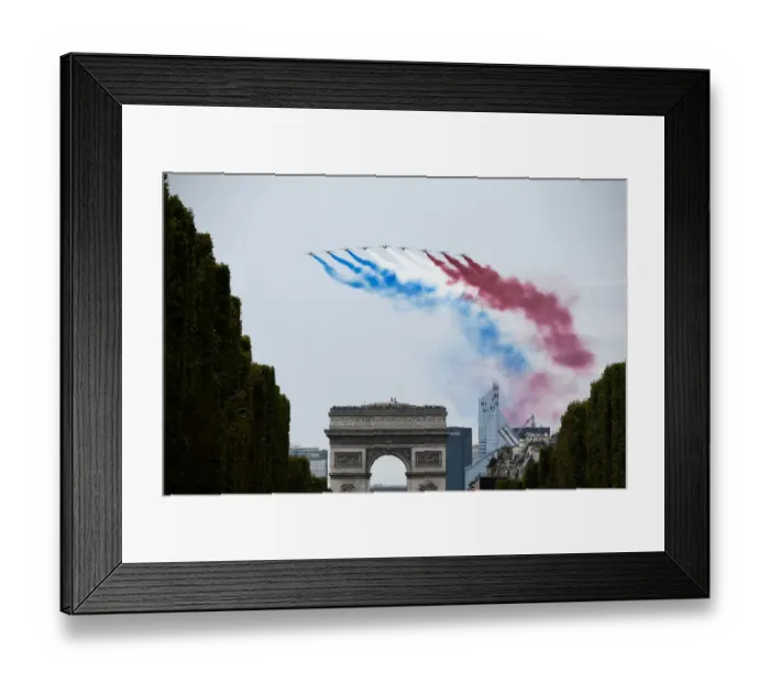 Framed Print : e French national air display - Tour de France 2019 Framed Print : e French national air display - Tour de France 2019