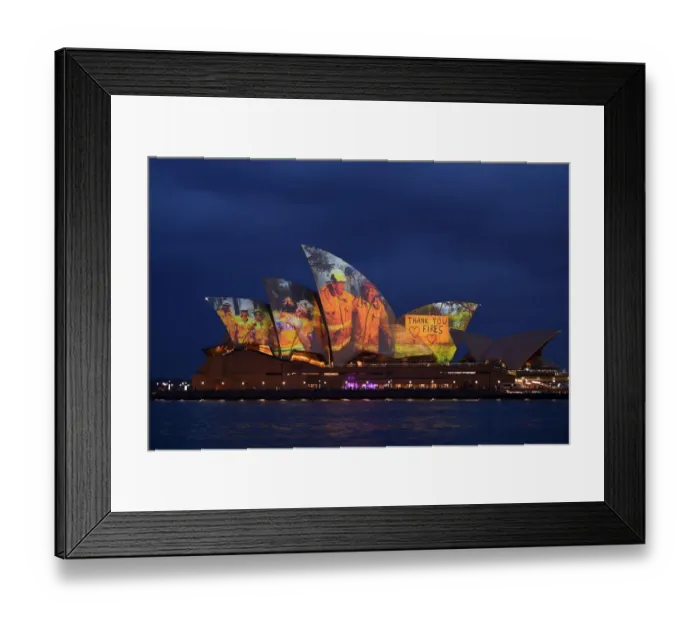 Framed Print : AUSTRALIA-WEATHER-FIRES