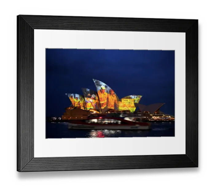 Framed Print : AUSTRALIA-WEATHER-FIRES