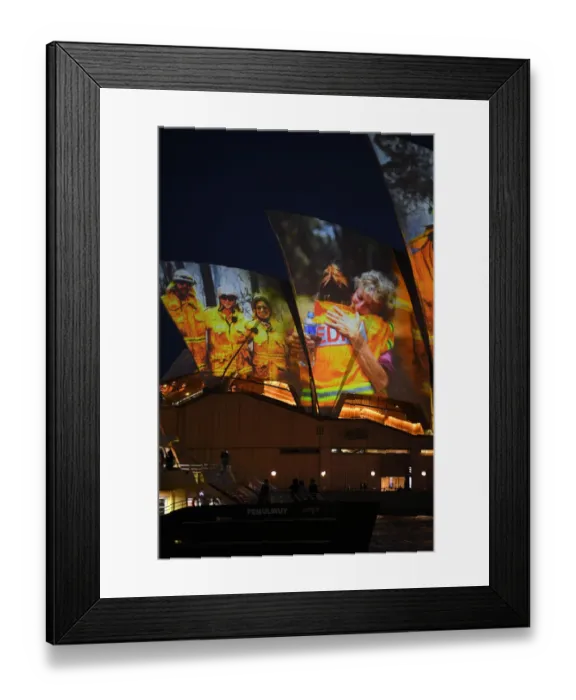 Framed Print : AUSTRALIA-WEATHER-FIRES