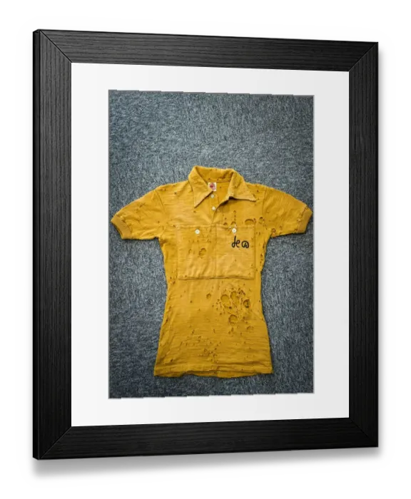 Framed Print : CYCLING-FRA-TDF-JERSEY-PORTRAIT Framed Print : CYCLING-FRA-TDF-JERSEY-PORTRAIT