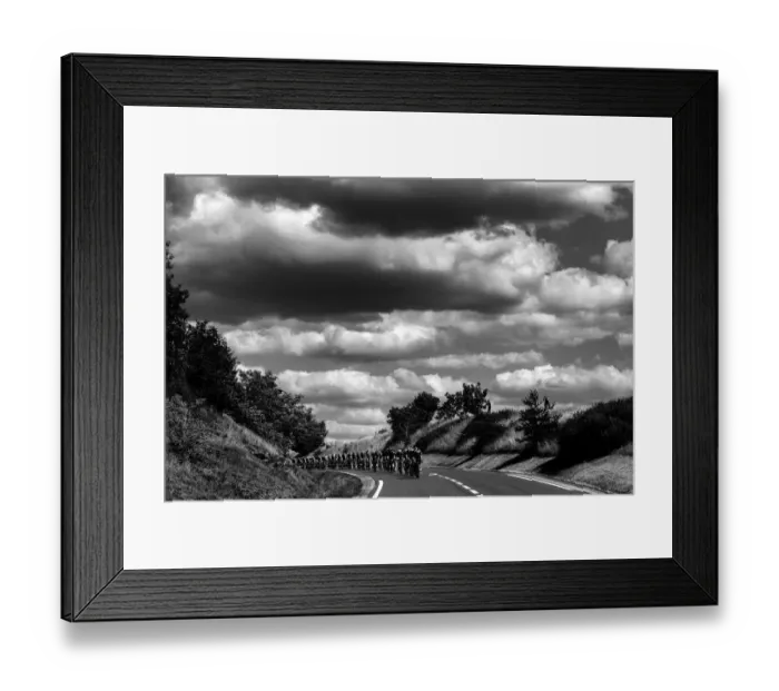 Framed Print : CYCLING-FRA-TDF2019-BLACK AND WHITE Framed Print : CYCLING-FRA-TDF2019-BLACK AND WHITE