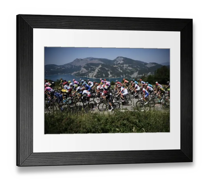 Framed Print : CYCLING-FRA-TDF2019-POSTCARD Framed Print : CYCLING-FRA-TDF2019-POSTCARD