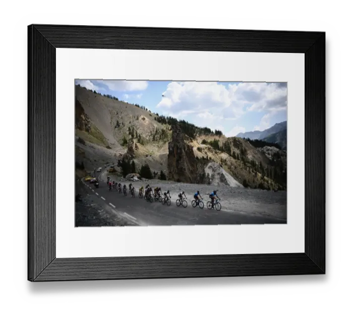 Framed Print : CYCLING-FRA-TDF2019-POSTCARD