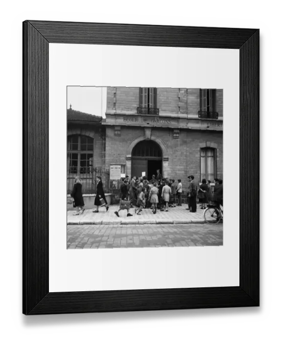 Framed Print : FRANCE-EDUCATION-BACK TO SCHOOL Framed Print : FRANCE-EDUCATION-BACK TO SCHOOL
