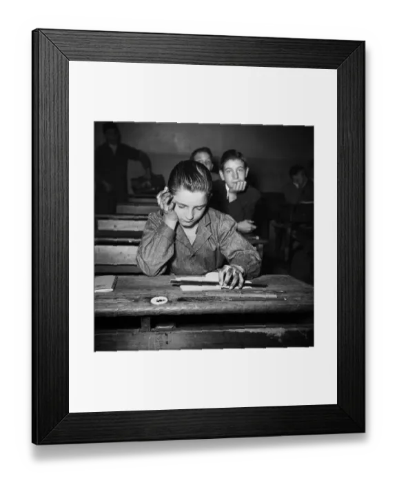 Framed Print : FRANCE-EDUCATION-BACK TO SCHOOL