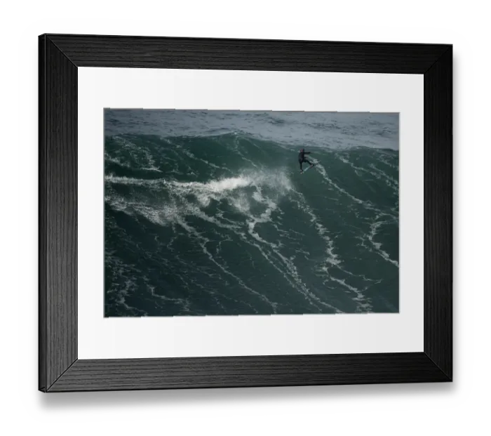 Framed Print : SURFING-POR-BIG-WAVES