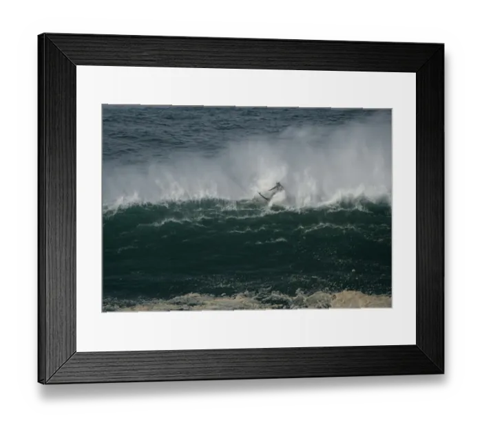 Framed Print : SURFING-POR-BIG-WAVES