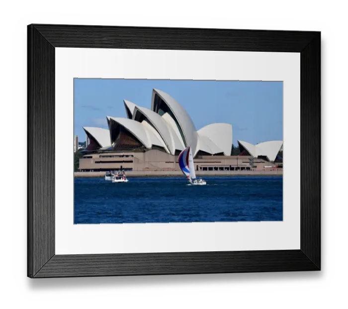 Framed Print : AUSTRALIA-SYDNEY-OPERA HOUSE-BOAT
