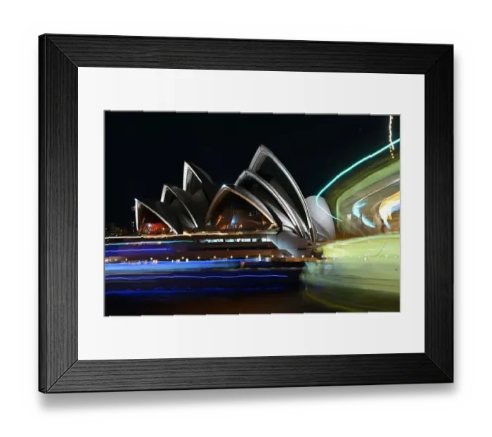 Framed Print : AUSTRALIA-EARTH HOUR-SYDNEY-OPERA HOUSE-LIGHT Framed Print : AUSTRALIA-EARTH HOUR-SYDNEY-OPERA HOUSE-LIGHT