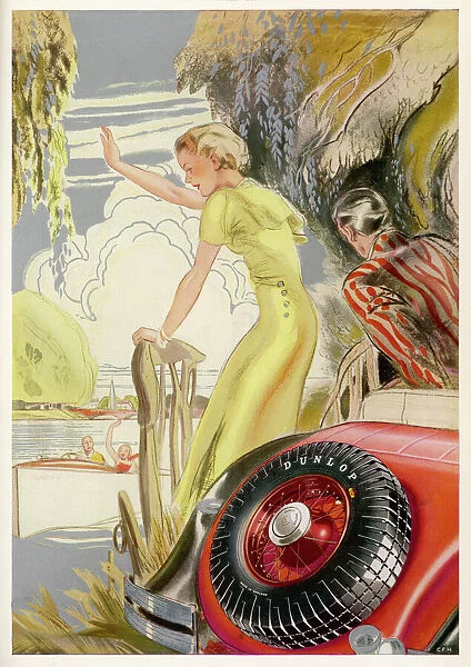 Advert  /  Dunlop Tyres 1934