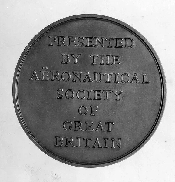 Aeronautical Society of Great Britain (Gold Silver Bronze)