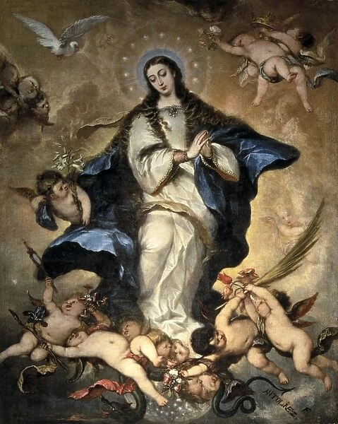ANTOLINEZ, Jose (1635-1675). The Immaculate. Baroque