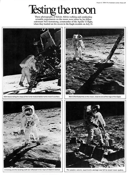 Apollo 11 lunar landings, July 1969
