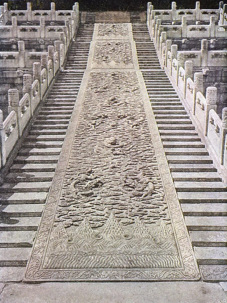 Beijing, China - Forbidden City - Staircase