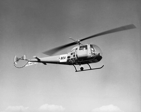 Bell 47J. Bea Helicopters British European Airways Bell 47J Flying Date: 1950s