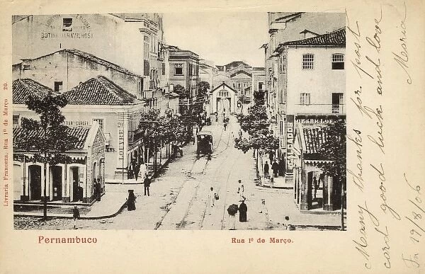 Brazil - Pernambuco - 1st March Street