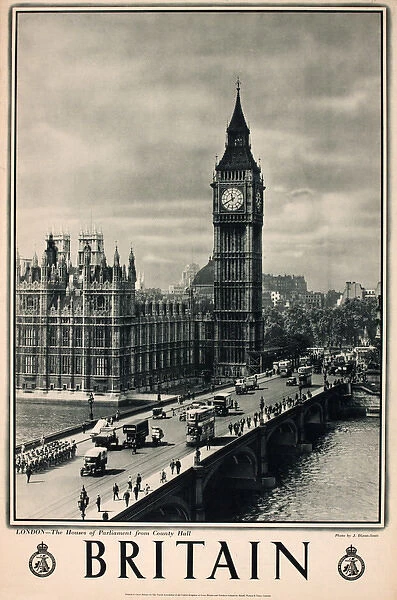 Britain poster, Houses of Parliament, London