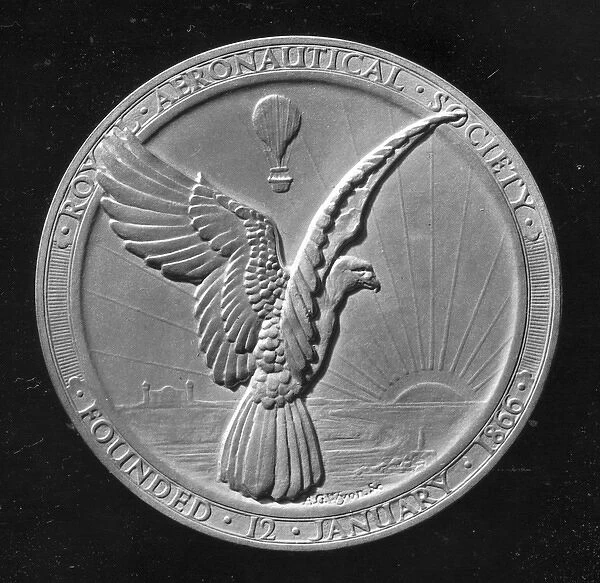 British Silver Medal for Aeronautics obverse 1933